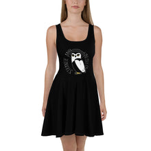 Load image into Gallery viewer, Noctua Strange and Unusu-Owl Skater Dress