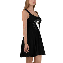 Load image into Gallery viewer, Noctua Strange and Unusu-Owl Skater Dress