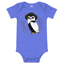 Load image into Gallery viewer, Noctua Strange and Unusu-Owl Baby Onesie