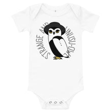 Load image into Gallery viewer, Noctua Strange and Unusu-Owl Baby Onesie