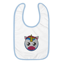 Load image into Gallery viewer, Happy Animals Embroidered Baby Bib