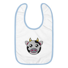 Load image into Gallery viewer, Happy Animals Embroidered Baby Bib