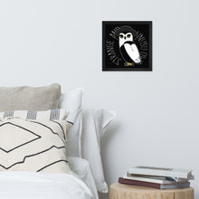 Load image into Gallery viewer, Noctua Strange and Unusu-Owl Framed Poster