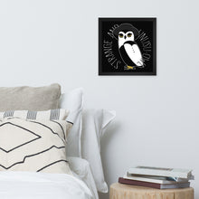 Load image into Gallery viewer, Noctua Strange and Unusu-Owl Framed Poster