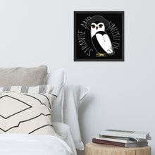 Load image into Gallery viewer, Noctua Strange and Unusu-Owl Framed Poster