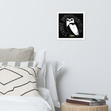 Load image into Gallery viewer, Noctua Strange and Unusu-Owl Framed Poster
