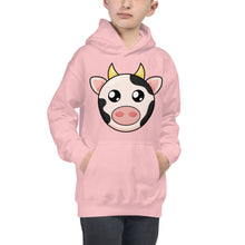 Load image into Gallery viewer, Travel Animals Kids Hoodie Cow