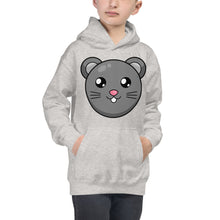 Load image into Gallery viewer, Happy Animals Kids Hoodie Grey