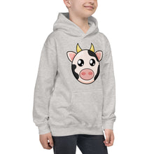 Load image into Gallery viewer, Travel Animals Kids Hoodie Cow