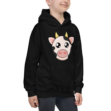 Load image into Gallery viewer, Travel Animals Kids Hoodie Cow