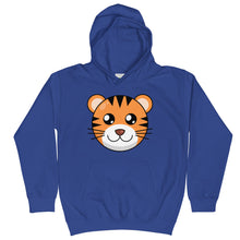 Load image into Gallery viewer, Happy Animals Kids Hoodie Blue