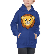 Load image into Gallery viewer, Happy Animals Kids Hoodie Blue