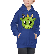 Load image into Gallery viewer, Happy Animals Kids Hoodie Blue