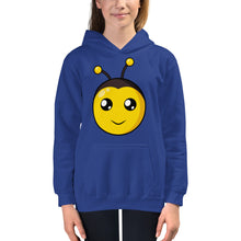Load image into Gallery viewer, Happy Animals Kids Hoodie Blue