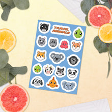 Load image into Gallery viewer, Animals Sticker Sheet