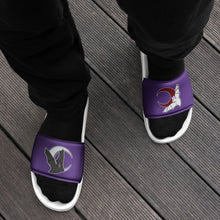 Load image into Gallery viewer, Wiccats Bats Garlic and Laluna Men’s Slides