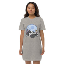 Load image into Gallery viewer, Raven Skulls T-shirt Dress