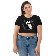 Load image into Gallery viewer, Noctua Strange and Unusu-Owl Crop Top