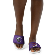 Load image into Gallery viewer, Wiccats Bats Garlic and Laluna Women’s Slides