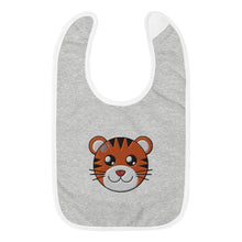 Load image into Gallery viewer, Happy Animals Embroidered Baby Bib
