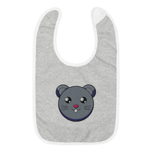 Load image into Gallery viewer, Happy Animals Embroidered Baby Bib
