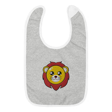 Load image into Gallery viewer, Happy Animals Embroidered Baby Bib
