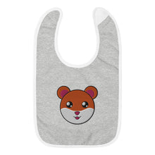 Load image into Gallery viewer, Happy Animals Embroidered Baby Bib
