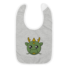 Load image into Gallery viewer, Happy Animals Embroidered Baby Bib
