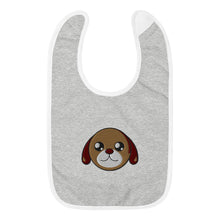 Load image into Gallery viewer, Happy Animals Embroidered Baby Bib
