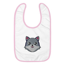 Load image into Gallery viewer, Happy Animals Embroidered Baby Bib
