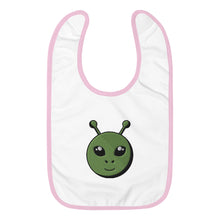 Load image into Gallery viewer, Happy Animals Embroidered Baby Bib
